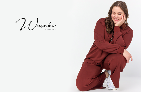 Hippe grote maten mode Wasabiconcept